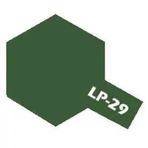Tamiya Hobbyverf Enamel verf - LP-29 Olive Drab 2 - Matt - Lacquer Paint - Verf potje - 10 ml pas cher