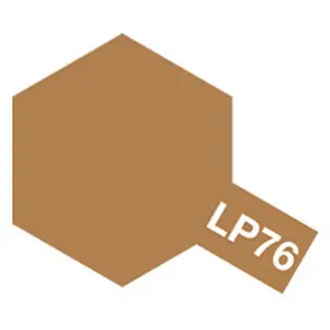 Tamiya Hobbyverf Enamel verf - LP-76 Yellow Brown DAK - Matt - Lacquer Paint - Verf potje - 10 ml