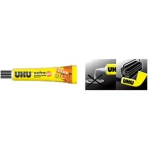 UHU - colle universelle extra FLEX + CLEAN, tube plastique,18g pas cher