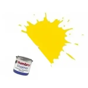 Humbrol Enamel Modellak - Nr. 069 Geel - 14 ml pas cher