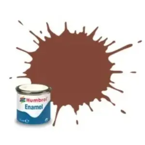 Humbrol Emailleverf Mat - 14 ml - No. 70 Brick Red