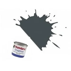 Humbrol Hobbyverf Olieverf - #32 Dark Grey - Matt - Enamel Verf potje - 14 ml