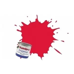 Humbrol Emailleverf Glans - 14 ml - No. 19 Bright Red