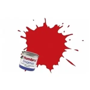 Humbrol Emailleverf Glans - 14 ml - No. 220 Ferrari Red