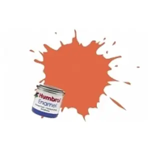 Humbrol Emailleverf Mat - 14 ml - No. 82 Orange LiningVendu parbol