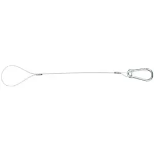 Muvus Elingue de sécurité couleur alu Ø 1 mm - longueur 30 cm - CMU 20... pas cher