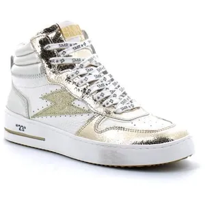 Semerdjian Semerdjian - Basket Mode Montante À Lacet Pour Femme Quito - Doré - 40
