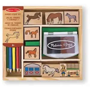 Melissa & Doug Loisir Créatif Jeu de timbres tampons chevauxVendu parfnac-be