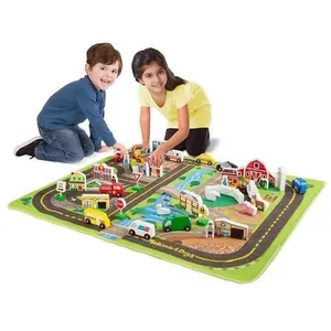 Playset Melissa & Doug Tapis de routes Deluxe pas cher
