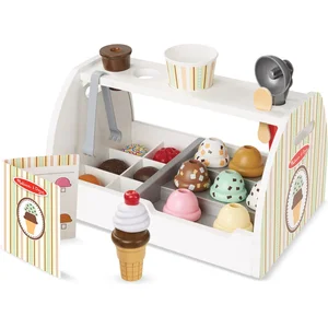 Comptoir en bois pour servir la Crème Glacée Melissa & Doug pas cher
