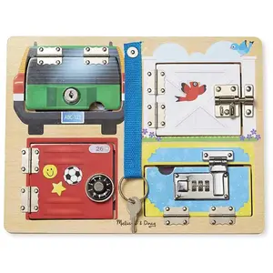 Melissa & Doug Planche à serrures et verrous pas cher