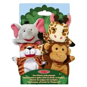 Marionnettes à gaine Melissa & Doug Amis Du Jardin Zoologique pas cher