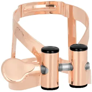 Vandoren LC57PGP - Ligature M/O or rose saxo alto + couvre-bec plastique pas cher