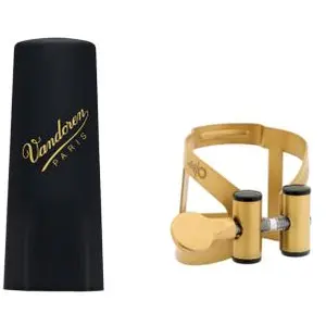 Vandoren Ligature Msur O Baryton Vieil Or Couvre Bec Plastique pas cher