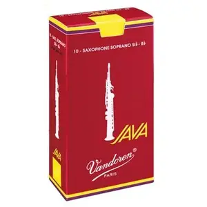 Comparateur de prix : Anche Vandoren pour saxophone soprano Java Filed Red Puissance : 3 1/2