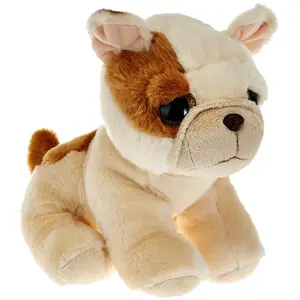 Peluche Ty Beanie Babies Medium Houghie Le Chien Beige et Marron pas cher