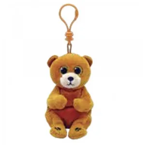 Ty Beanie Babies Bellies Clip - Duncan Bear - Sleutelhanger - 10 cm pas cher