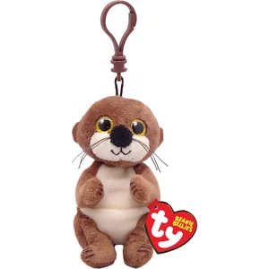 Porte-clés en Peluche Ty Beaniee Bellies Mitch La Loutre pas cher