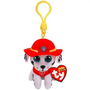 Porte clés en peluche Ty Beanie Boo's Pat Patrouille Marshall pas cher