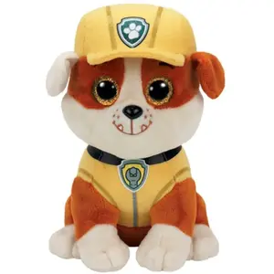 Peluche Rubble Ty Pat' Patrouille 15 cm Taille S pas cher