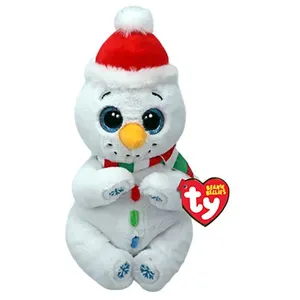 Ty Beanie Bellies Small Brrrnard Le Snowman pas cher