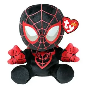 Jouet en peluche - TY - Miles Morales - Noir, rouge et blanc - Blanc - Mixte - Small pas cher