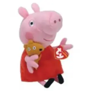 Peppa Pig Ty Beanie - Peppa and Teddy pas cher