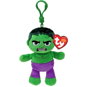 Comparateur de prix : Peluche Ty Marvel Beaniee Babies Soft Porte-clés Hulk