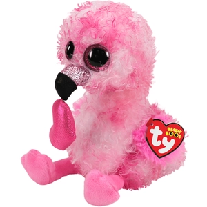 Peluche Ty Beanie Boo's Dainty Le Flamant 15 cm pas cher