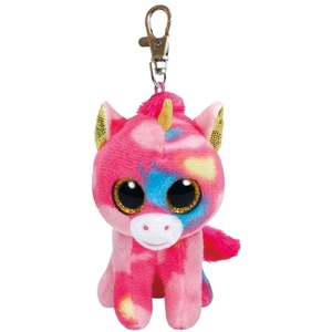 Comparateur de prix : Carletto Ty T36619 Fantasia Beanie Clip en peluche, blanc, 7 cm