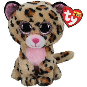 Peluche Ty Beanie Boo's Small Livvie le Léopard pas cher