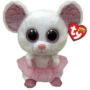 Comparateur de prix : Ty - Knuffel - Beanie Buddy - Nina Mouse - 24cm