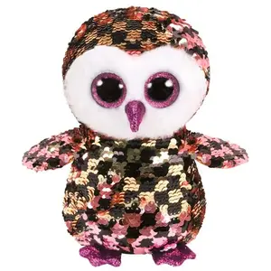 Peluche Ty Flippables Taille M Cheks le hibou 23 cm pas cher