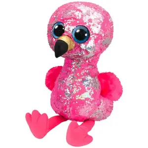 Peluche Ty Flippables Large Pinky le flamant 41 cm pas cher