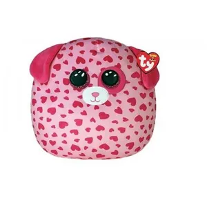 Peluche Ty Squish A Boos Medium Tickle Le Chien Rose pas cher