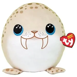Peluche Ty Squish a Boos Coussin Toofers le phoque 40 cm pas cher