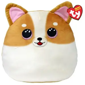 Peluche TY Squish a boos Coussin Tanner le chien 40 cm pas cher