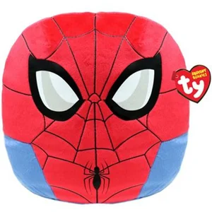 Peluche TY Marvel Squish a boos Medium Spiderman pas cher