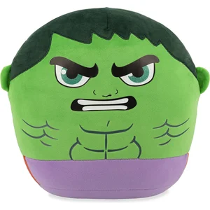 Peluche TY Marvel Squish a boos Medium Hulk Vert pas cher