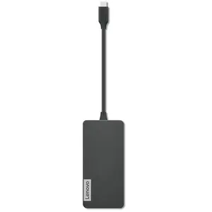 Hub USB Type C 7-en-1 Lenovo GX90T77924 Gris