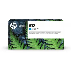 Comparateur de prix : HP 832 - 1 L - cyan - original - cartouche d'encre - pour Latex 630 W,...