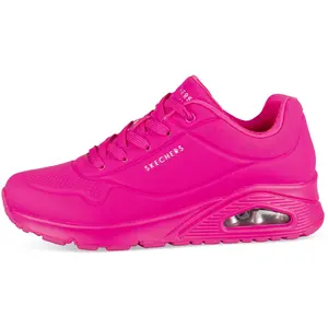 Comparateur de prix : Skechers Uno Night Shades, Baskets pour femme, Rose Hot Pink Durabuck Htpk, 36 EU