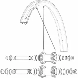 Mavic Rayons Edeemax 35 27.5´´ pas cher