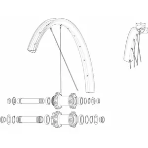 Mavic Rayons Kit 14 Front Edeemax 29´´ pas cher