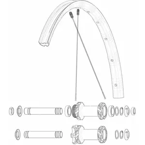 Mavic Rayons Crossmax Sls 29´´ pas cher