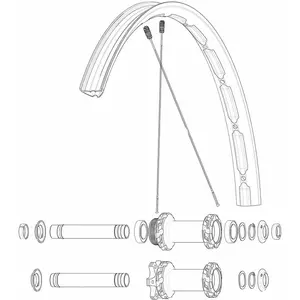 Mavic Rayons Crossmax Xls 29´´ pas cher