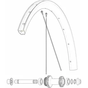 Mavic Rayons Kit 12 Front/rear Cosmic Sls 32 DiscVendu parbikeinn