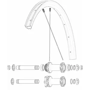 Mavic Rayons Kit 12 Crossmax Carbon Slr 29´´ pas cher