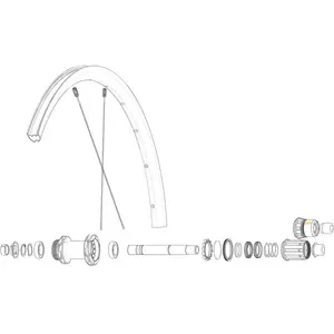 Mavic Jante De Route Rear Ksyrium S DiscVendu parbikeinn