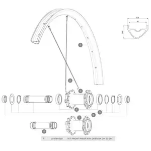 Mavic Jante Deemax Dh 20 pas cher